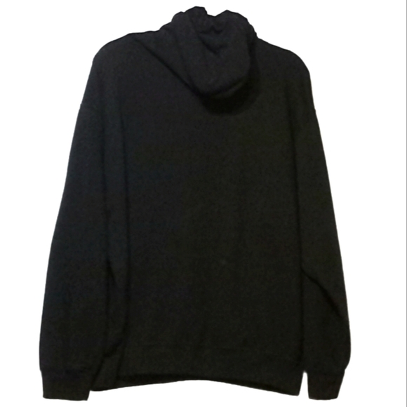 GemRock Fleece Skater Hoodie BLM PullOver M XL Streetwear Black White Grunge - Picture 2 of 10